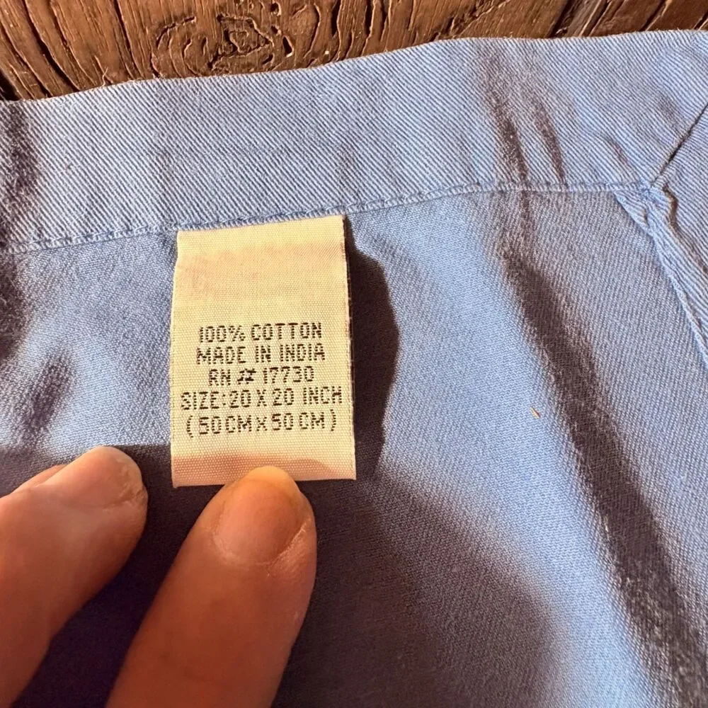 Blue Cloth Napkin 20